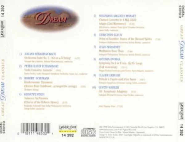 Great Dream Classics Various 1998 CD Top-quality Free UK shipping