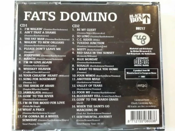 FATS DOMINO / Blueberry Hill Various 2001 CD Top-quality Free UK shipping