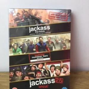 Jackass: The Movie/Jackass: Number 2/Jackass 2.5 2008 DVD Top-quality