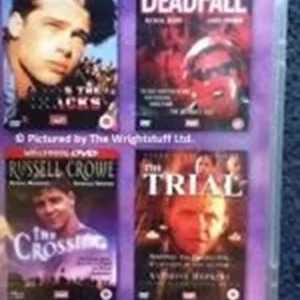 4 drama movies : Deadfall : The Trial Russell Crowe New DVD Top-quality