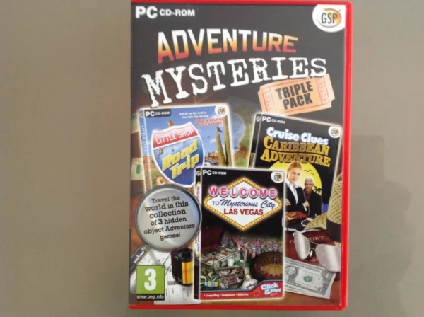 Adventure Mysteries Triple Pack Windows XP 2010 Top-quality Free UK shipping