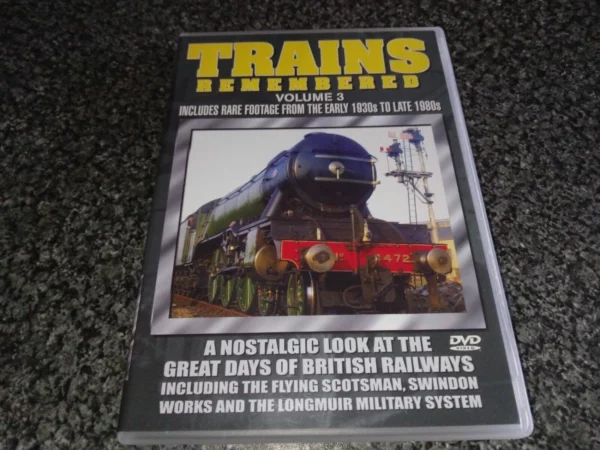 Trains renmembered Volume 3 2003 New DVD Top-quality Free UK shipping