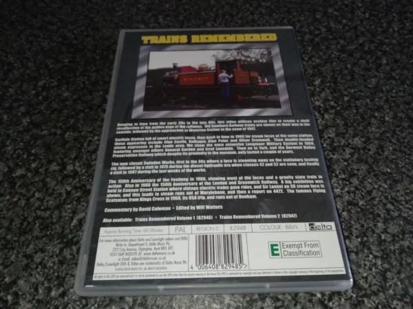 Trains renmembered Volume 3 2003 New DVD Top-quality Free UK shipping