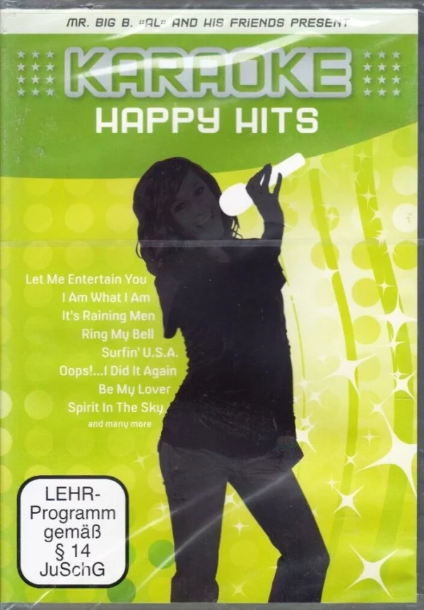 KARAOKE HAPPY HITS DVD Top-quality Free UK shipping