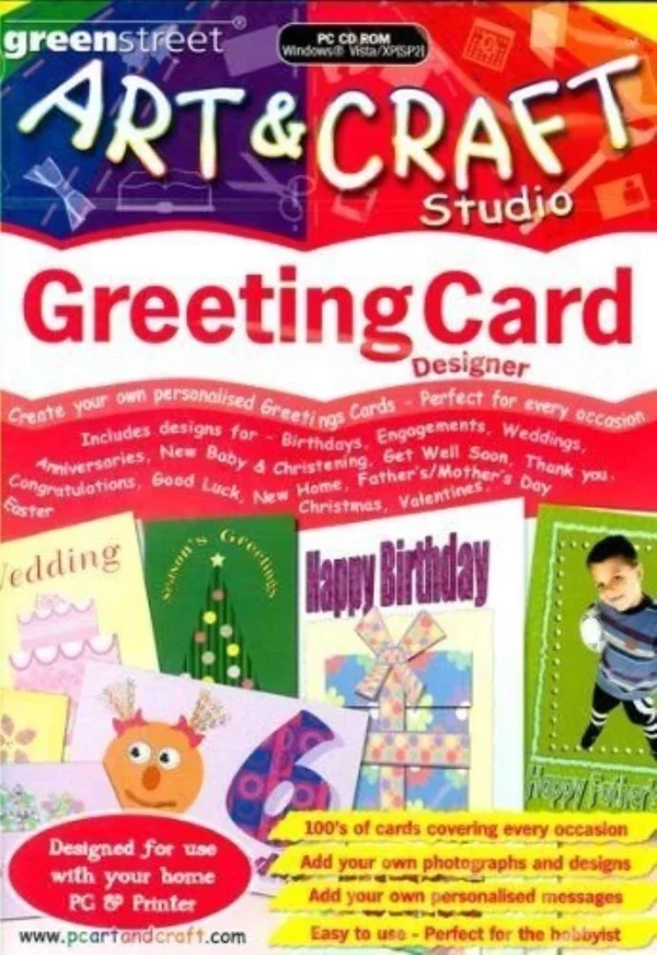 Art And Craft Studio Greeting Card Designer windows vista/xp New Top-quality