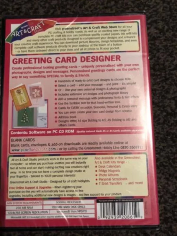 Art And Craft Studio Greeting Card Designer windows vista/xp New Top-quality