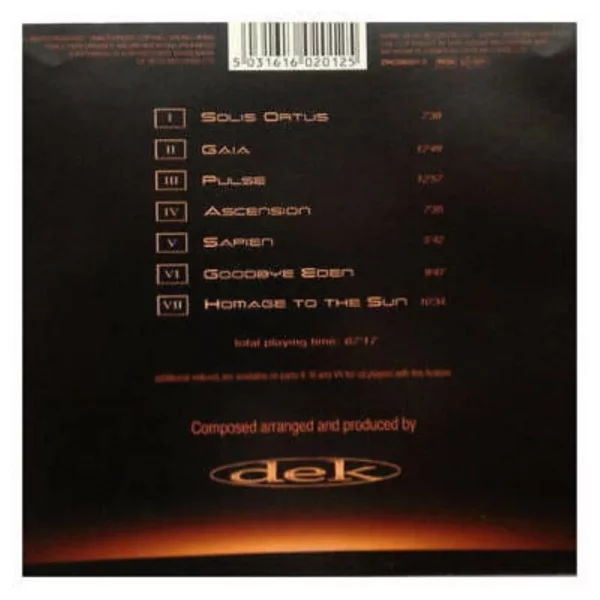 Dek - Earthmass Dek 2002 CD Top-quality Free UK shipping