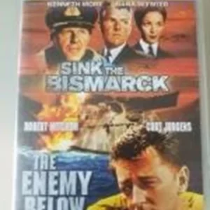 Sink the Bismarck / The Enemy Below Robert Mitchum 2003 DVD Top-quality