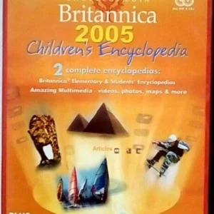 Encyclopedia Britannica 2005 Children's Encyclopedia 2004 CD Top-quality