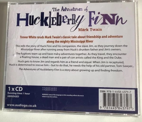 The Adventures of Huckleberry Finn White, Trevor 2012 New CD Top-quality