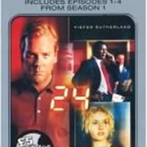 24 - Series 1 episodes1-4 - Try Me TV Kiefer Sutherland 2007 New DVD