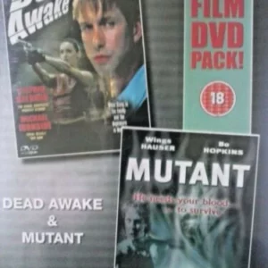 Dead Awake & Mutant 2 Films Wings Hauser 2015 New DVD Top-quality