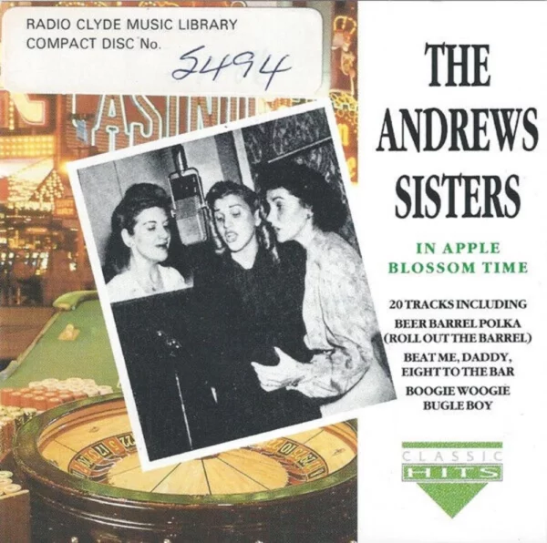 In Apple Blossom Time Andrews Sisters 1992 CD Top-quality Free UK shipping