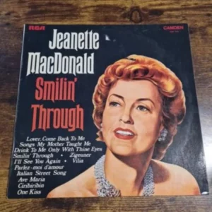 Jeanette Macdonald Smilin Through Jeanette Macdonald 1969 Records Top-quality