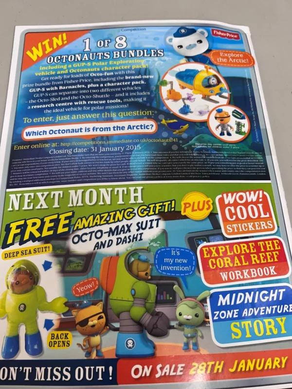 Octonauts magazine Top-quality Free UK shipping