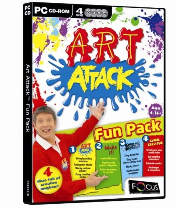 Art Attack Fun Pack Windows XP 2004 Top-quality Free UK shipping