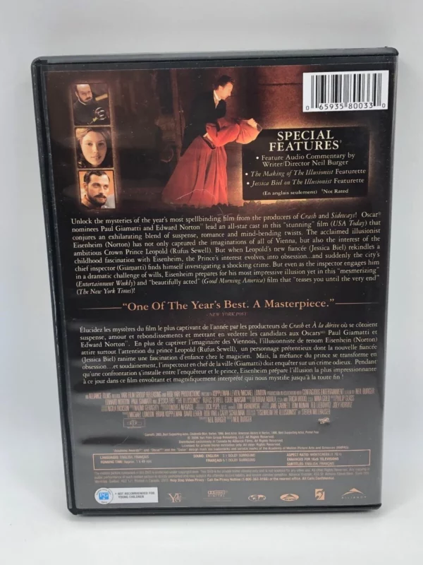 The Illusionist Paul Giamatti DVD Top-quality Free UK shipping