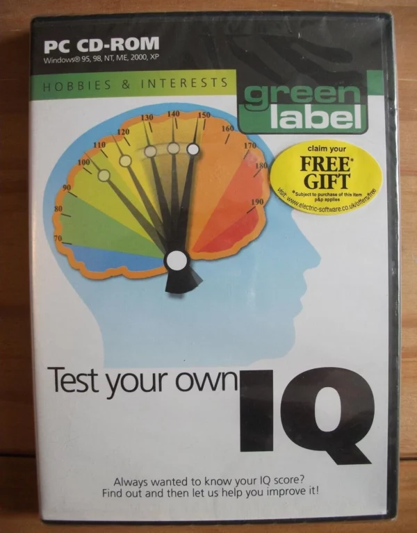 Test Your Own IQ Windows 2000 2003 Top-quality Free UK shipping