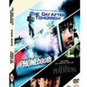 Phone Booth/The Day After Tomorrow/Road To Perdition Forest Whitaker 2006 DVD