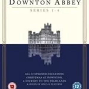 Downton Abbey - Series 1-4 Maggie Smith 2013 DVD Top-quality Free UK shipping