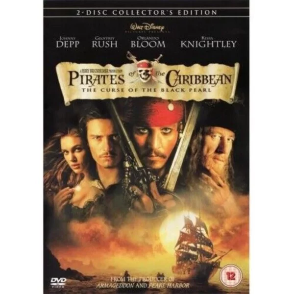 Pirates of the Caribbean: The Curse of the Black Pearl DVD Top-quality