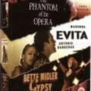 The Phantom of the Opera/Evita/Gypsy Gerard Butler 2005 DVD Top-quality