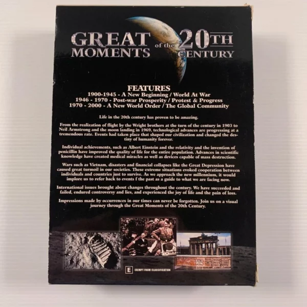 Great Moments Of The 20th Century 2004 DVD Top-quality Free UK shipping