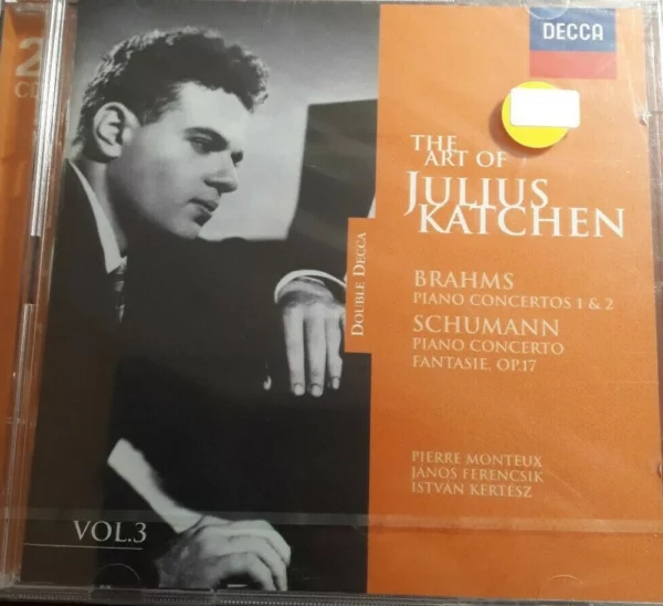 The Art of Julius Katchen: Volume 3 Brahms & Schumann Piano Concertos 2004 CD