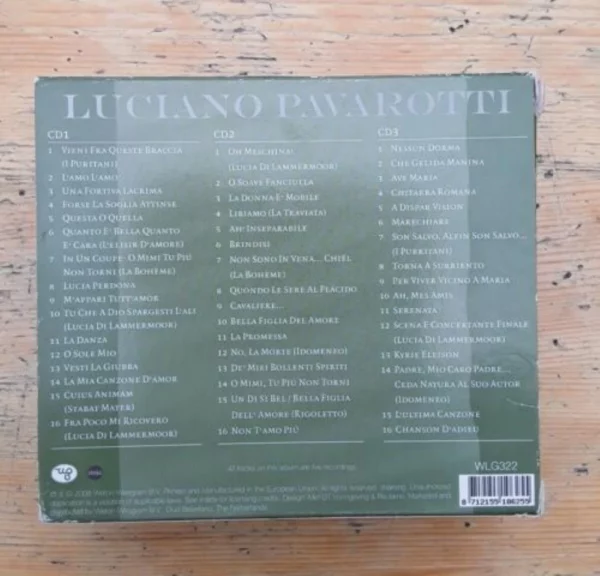 Italian Legends Luciano Pavarotti 2008 CD Top-quality Free UK shipping