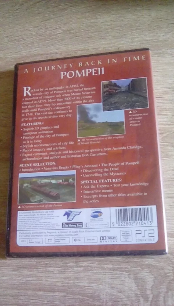 Lost Treasures Of The Ancient World: Pompeii 1988 New DVD Top-quality