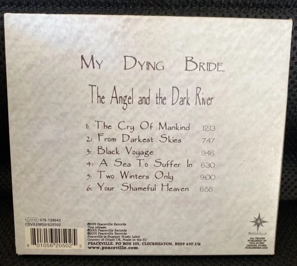 Angel and the Dark River My Dying Bride 2001 CD Top-quality Free UK shipping