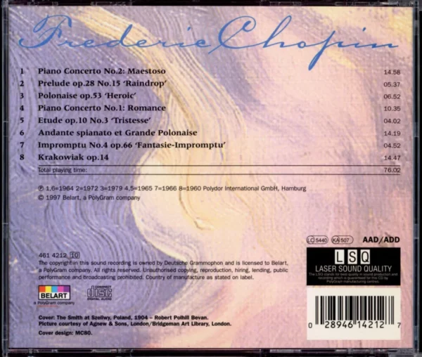 The Best of Chopin Various Artists 1997 CD Top-quality Free UK shipping