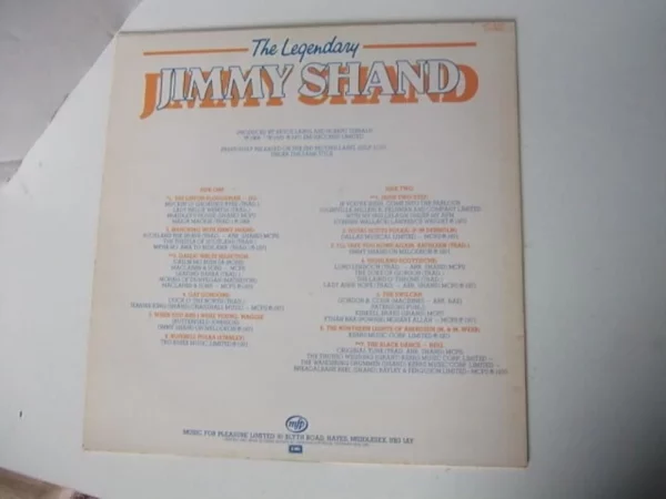 The Legendary Jimmy Shand Jimmy Shand 1980 Records Top-quality Free UK shipping