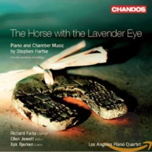 Hartke: The Horse with the Lavender Eye Richard Faria 2009 CD Top-quality