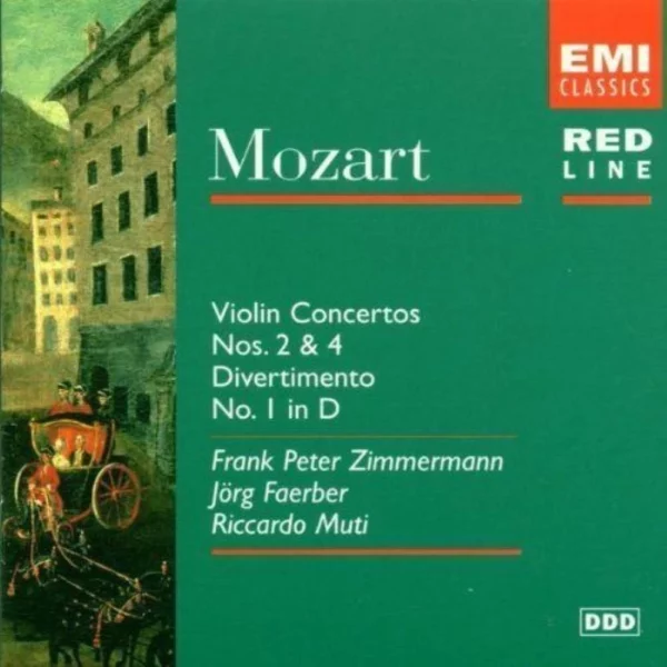 Mozart: Violin Concertos, Vol.2 Frank Peter Zimmermann 1998 CD Top-quality