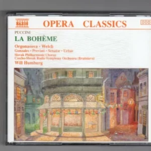 La Boheme Puccini, Will Humburg 2001 CD Top-quality Free UK shipping