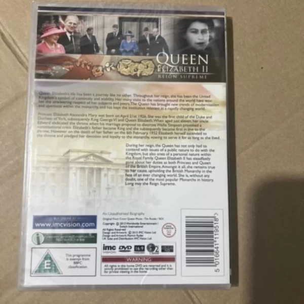 Queen Elizabeth II-Reign Supreme 2015 New DVD Top-quality Free UK shipping