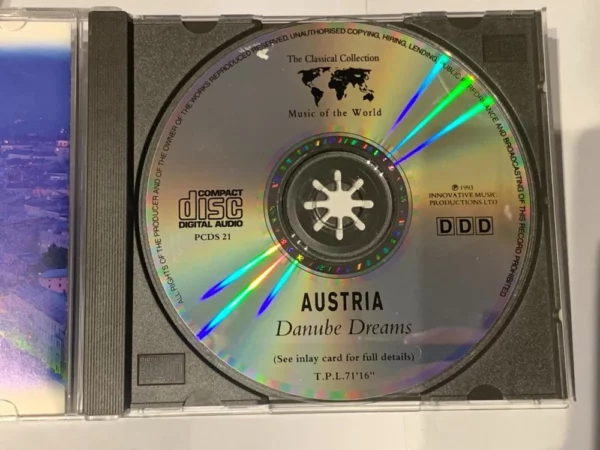 Music of the World: Austria Danube Dreams Various 1993 CD Top-quality