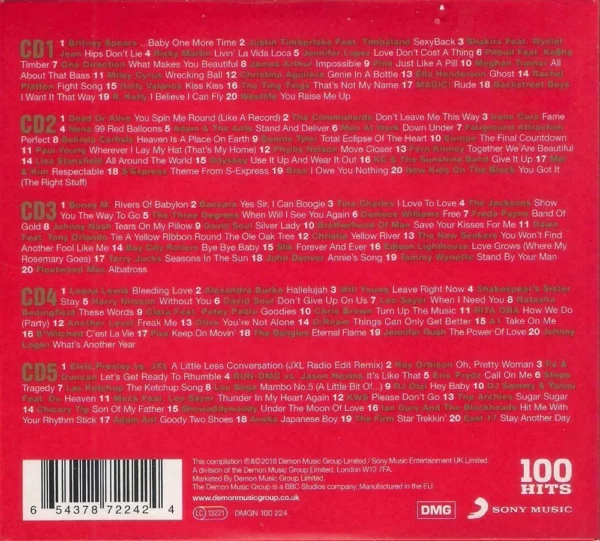 100 Hits - Number 1s Various Artists 2018 CD Top-quality Free UK shipping