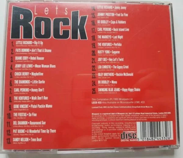 Lets Rock Little Richard 1993 CD Top-quality Free UK shipping