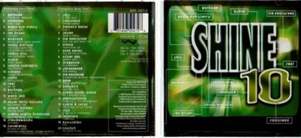 Shine 10 Various Artists 1998 CD Top-quality Free UK shipping