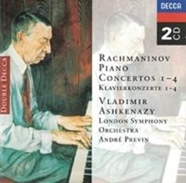 Piano Concertos 1-4 Sergei Rachmaninov 1995 CD Top-quality Free UK shipping