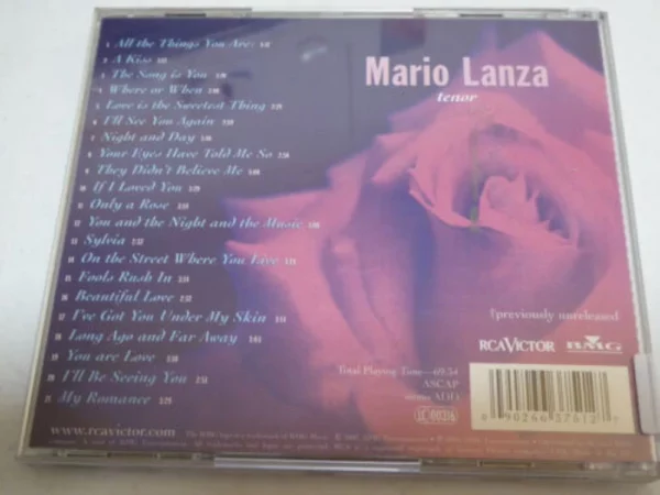 My Romance Mario Lanza 2001 CD Top-quality Free UK shipping