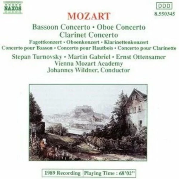 Mozart: Oboe/Bassoon/Clarinet Concertos various 1990 CD Top-quality