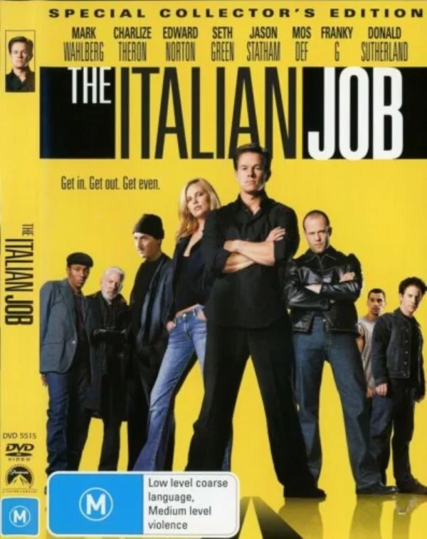 The Italian Job Mark Wahlberg 2003 DVD Top-quality Free UK shipping