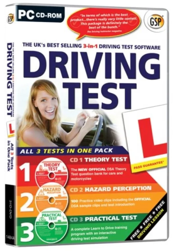 Driving Test: All 3 Tests in One Pack Windows Me 2004 New Top-quality