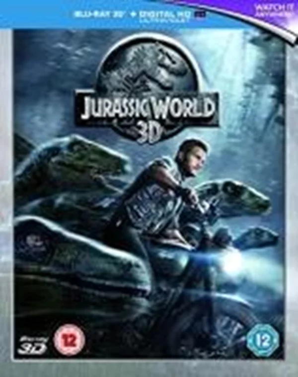 Jurassic World Chris Pratt 2015 Blu-ray Top-quality Free UK shipping