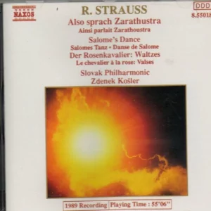 Strauss: Also Sprach Zarathust Slovak Philharmonic Orchestra 1989 CD Top-quality