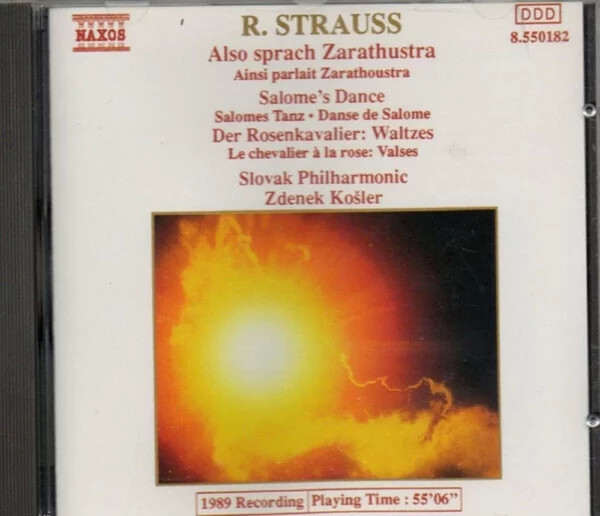 Strauss: Also Sprach Zarathust Slovak Philharmonic Orchestra 1989 CD Top-quality