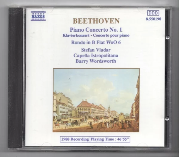 Beethoven Piano Concerto No. 1 various 1989 CD Top-quality Free UK shipping